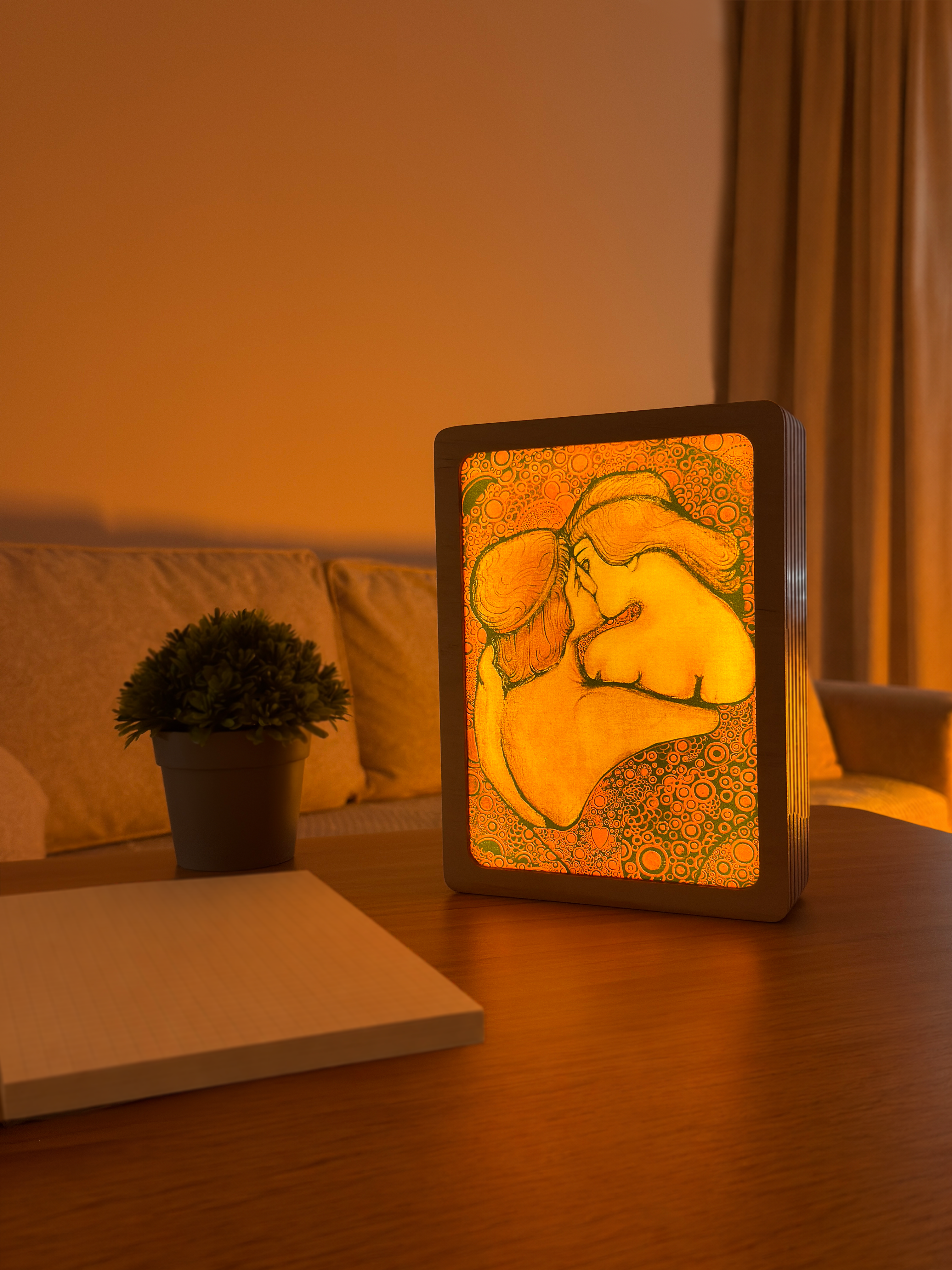Art Lamp "The Kiss. Vsevolod Maksymovych"