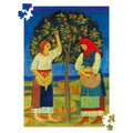 Wooden Shaped Puzzle "Women by the Apple Tree. Tymko Boichuk" 300 pieces
