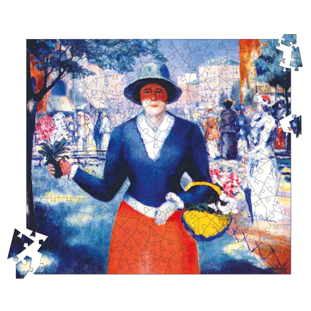 Wooden Shaped Puzzle "Flower Girl. Kazymyr Malevych" 300 pieces