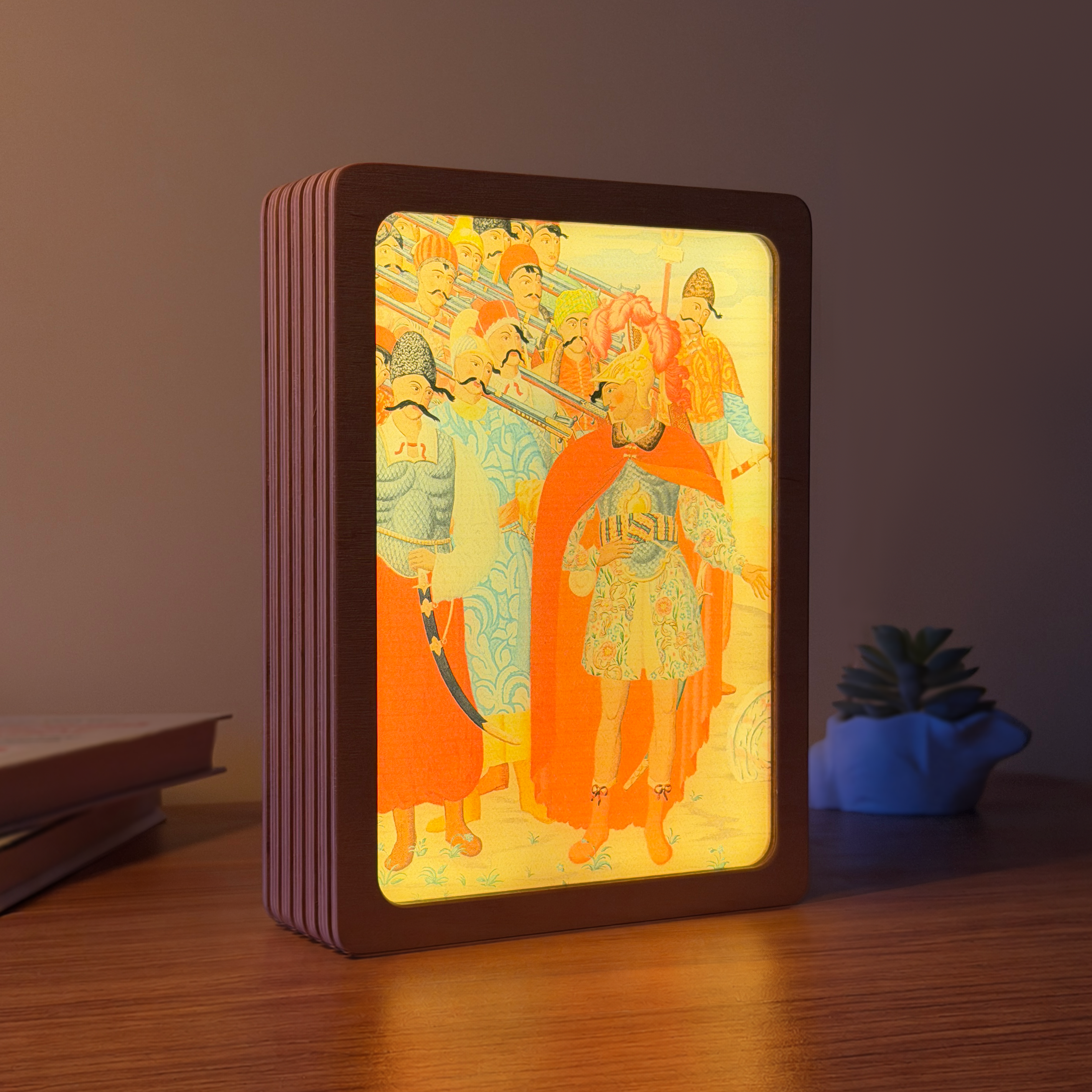 Art Lamp "Aeneas and His Army. Heorhiy Narbut"