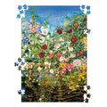 Cardboard Puzzle "Flowers Beyond the Fence. Kateryna Bilokur" 500 pieces