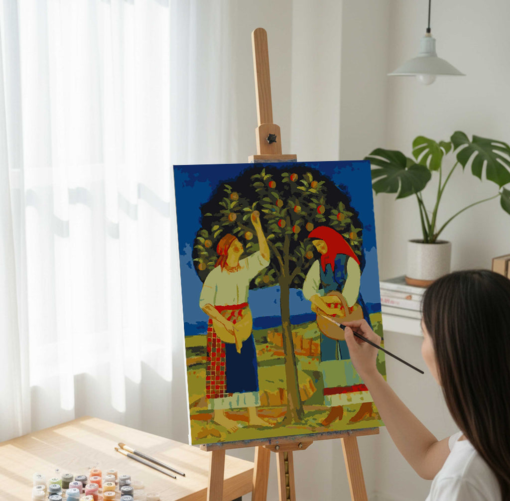 Paint by Numbers "Women by an Apple Tree. Tymko Boichuk"