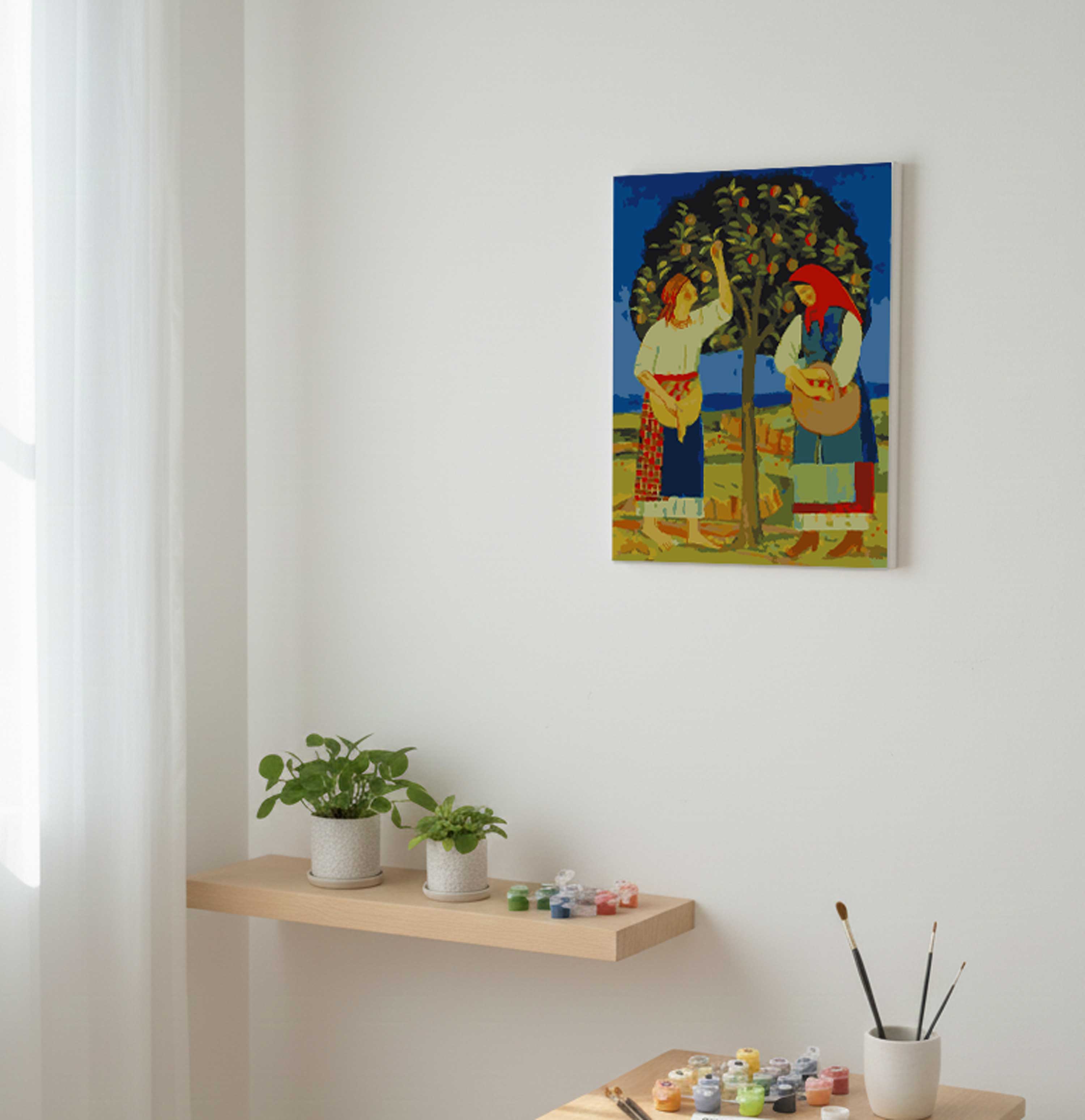 Paint by Numbers "Women by an Apple Tree. Tymko Boichuk"