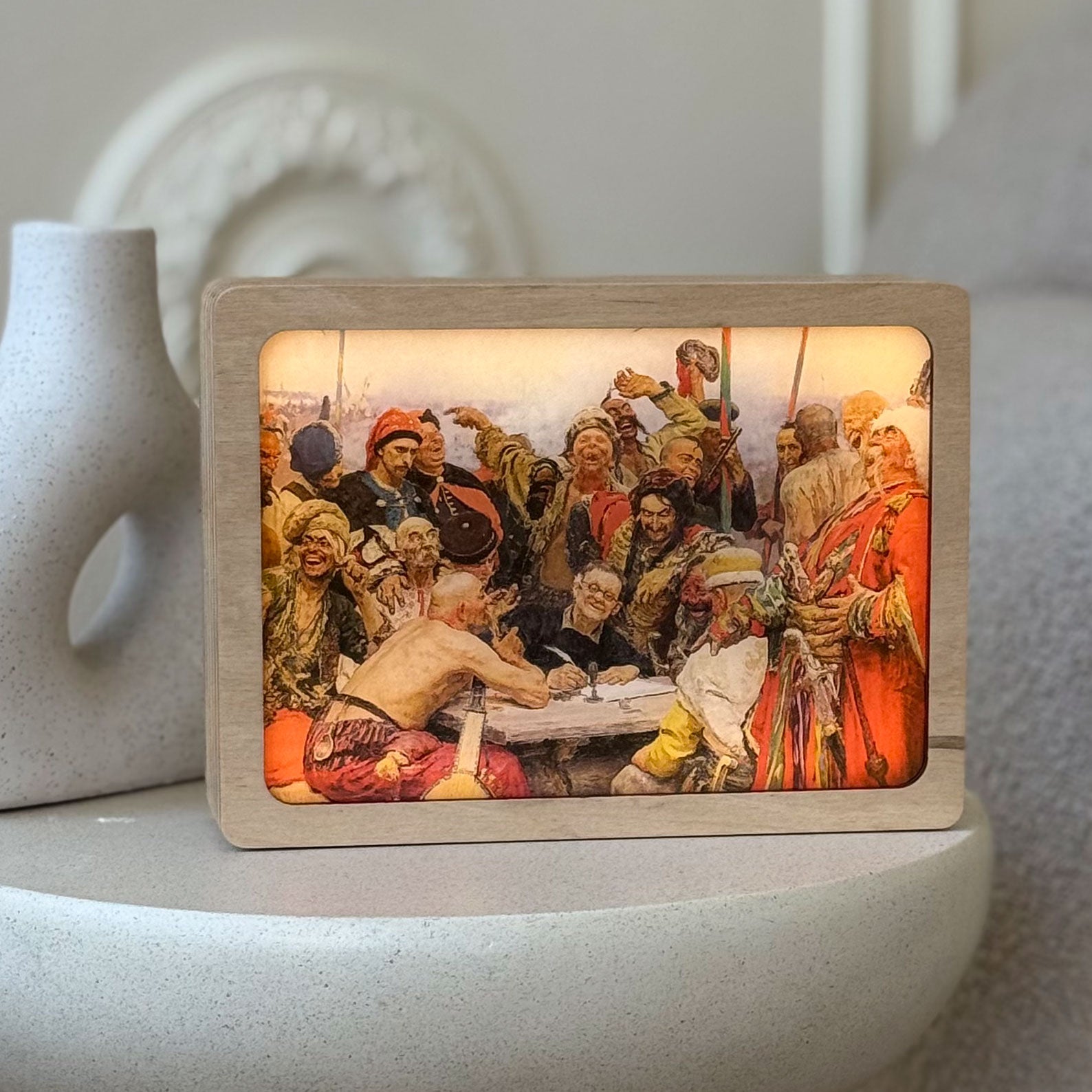 Art Lamp "Zaporozhians. Ilya Repin"