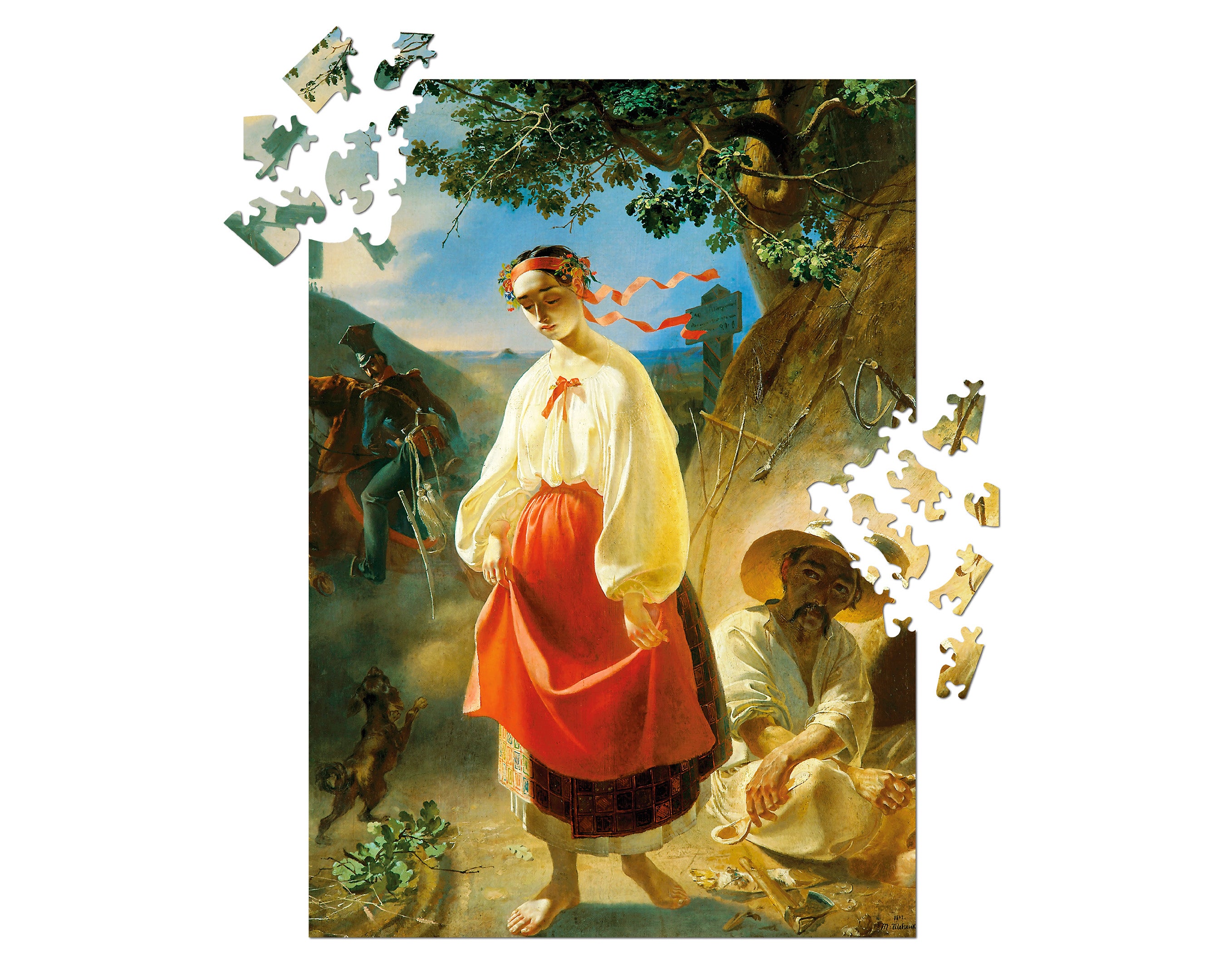 Wooden shaped puzzle "Kateryna. Taras Shevchenko" 300 pieces