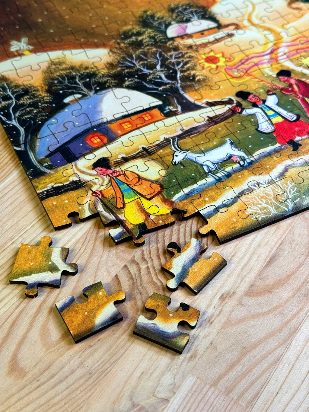 Wooden Puzzle "A New Joy Has Come. Mykhailo Onatsko" 192 pieces