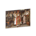 Interchangeable panel for art lamp "The Bride. Fedir Krychevsky"