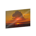 Interchangeable panel for art lamp "Red Sunset on the Dnieper. Arkhyp Kuindzhi"