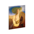 Interchangeable panel for art lamp "Woman with a Fish. Alexandra Exter"