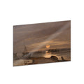 Interchangeable panel for art lamp "A Moonlit Night at Kosaral. Taras Shevchenko"