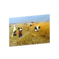 Interchangeable panel for art lamp "Harvest in Ukraine. Mykola Pymonenko"
