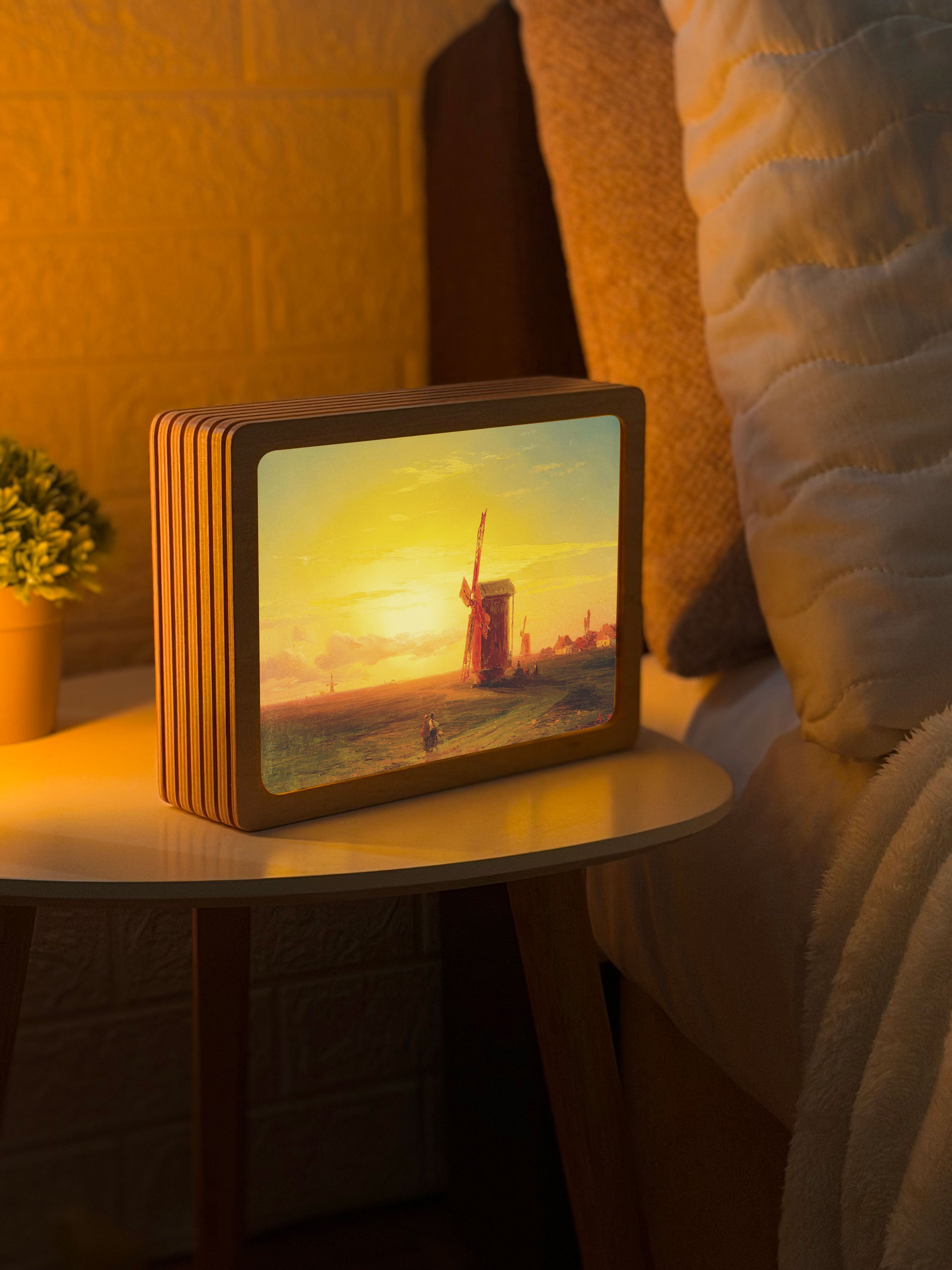 Art Lamp "Sunset in Ukraine. Ivan Aivazovsky"