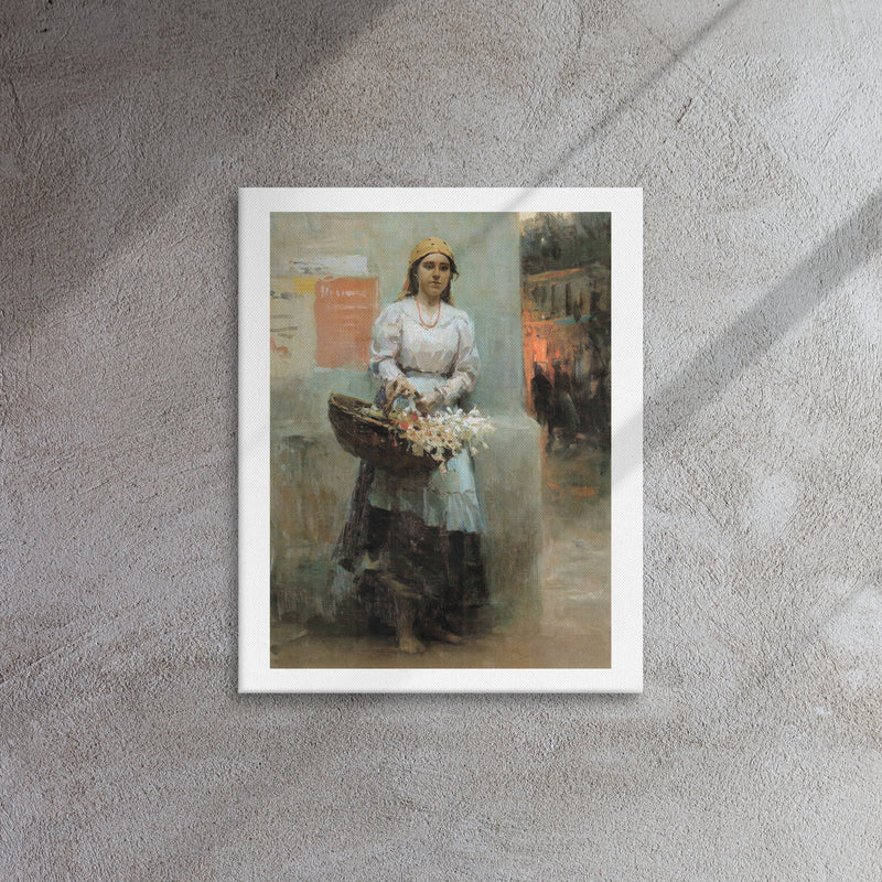 Canvas print - Kyiv Flowergirl (1908) Mykola Pymonenko